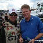 Getting to meet one of my heroes, John Force.  I can take that one off my "Life's To-Do List" now.  What a great day!