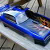 This is a custom airbrushed version of the long-awaited HPI 1978 Trans-Am.  The version I airbrushed is all paint, including the phoenix.  Buy, the HPI body does come with two sheets of nice decals if you want to do the Smokey & the Bandit version. 
