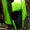 Close up of the rear of the buggy body.  I did a faux carbon fiber look with green metallic.  Looks great on this body.