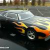 This is the HPI 1968 Camaro done in black with traditional hot rod flames.  Great look.  If its going to run in Vintage Trans Am, it will need numbers.  But, I hate to put them on!