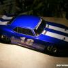 This is an HPI 68 Camaro.  Probably the most used body in the Vintage Trans Am class.  VTA is great!  Faskolor paints in a Indianapolis Colts scheme!  #18 for Petyon Manning!