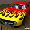 Another 1968 Camaro HPI body!  This one with a traditionall elongated flame job.  I used this racer's colors and took it from there.  He runs VTA locally here in Indianapolis.