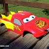 This is the second Lightning McQueen body I've airbrushed.  This one for a Dad to give his son for his Birthday.  Pretty cool.  I like how it turned out.  Pro-Line Protek body.  