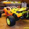 The new "Punisher" body by JConcepts for the RC10T4!  Cool Cab-forward look and faskolor paints. 