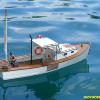 This is my Boothbay Lobster Boat at rest in the water during one of the Indy Admirals Fun Runs.  This is my favorite boat of all.  She's 25 years old and going strong!