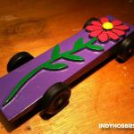Another car for my youngest daughter.  She called this one "Flower Power" and it was pretty fast!