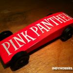 The "Pink Panther" was created by my oldest daughter and myself.  It is really, really fast!  It is actually an airfoil, but it looked better cutting through the air backwards!  