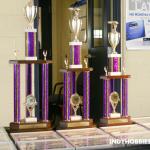 Ya, we had some major trophies for our adults Pinewood Derby!  